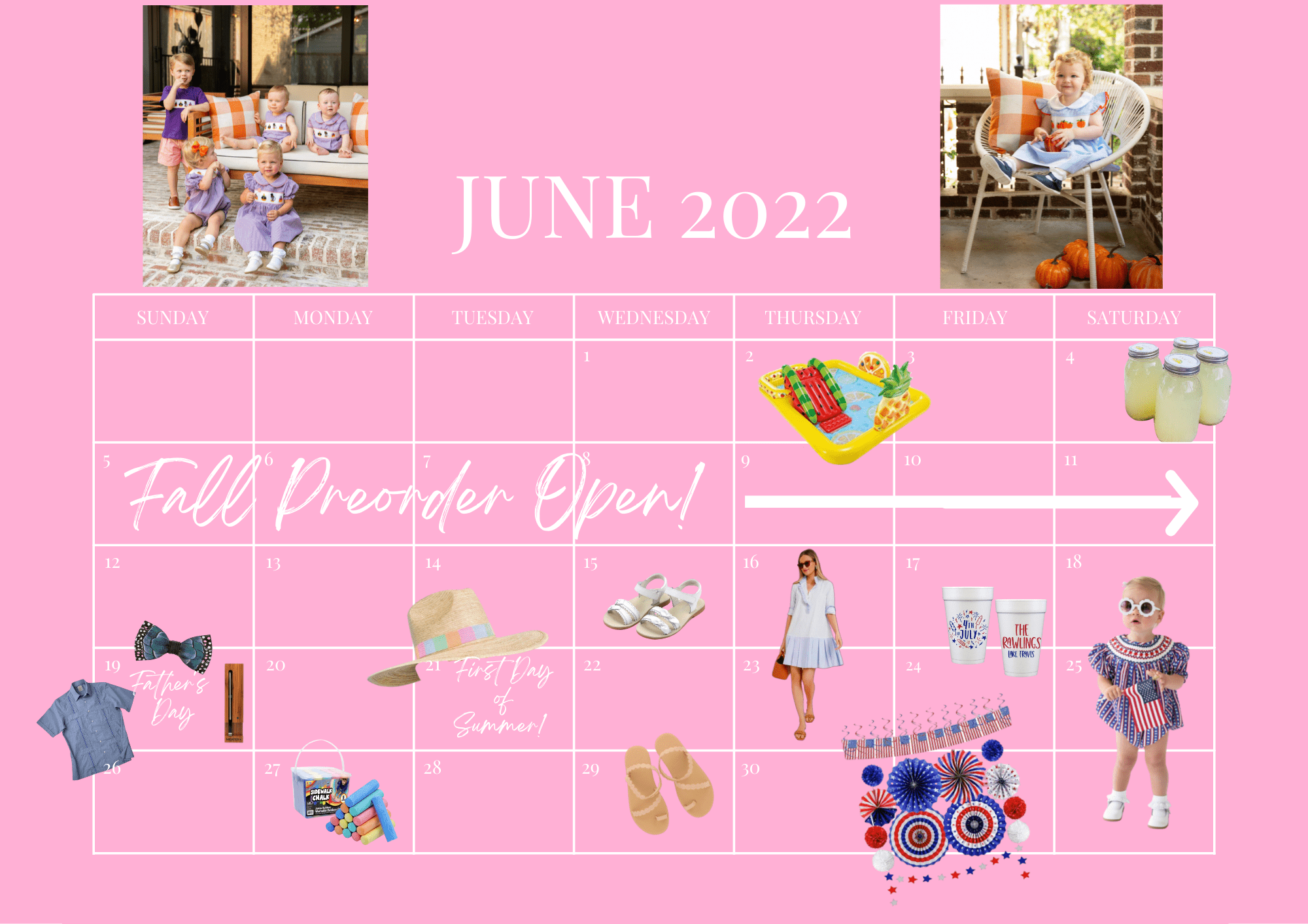 June 2022 - Hello Summer! - Ann + Reeves Kids