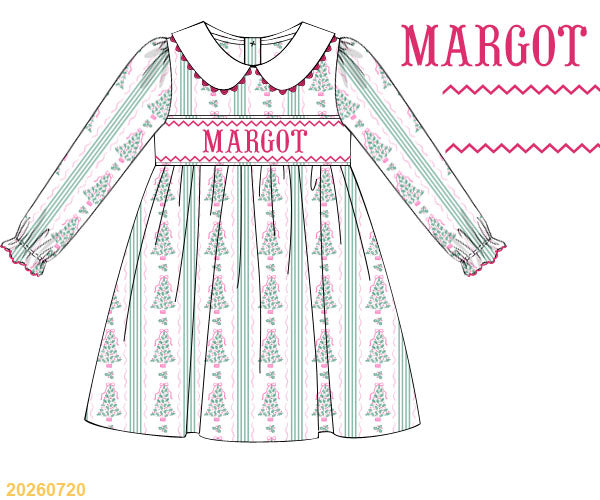 Sweet Noel - Custom Long Sleeve Margaret Dress