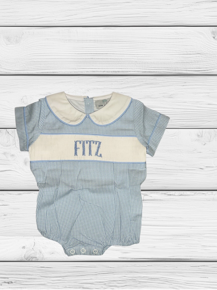 Fitz - NB - Gingham Got the Blues - Custom Henry Bubble