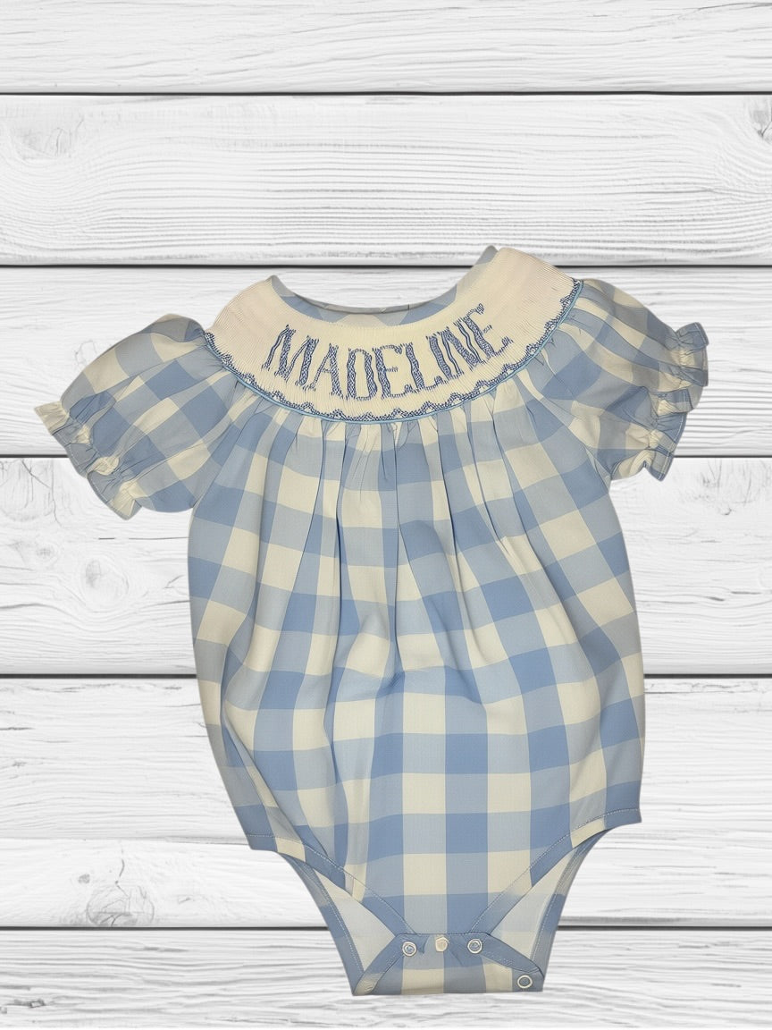 Madeline - 18M - Big Blues - Custom Annie Bubble