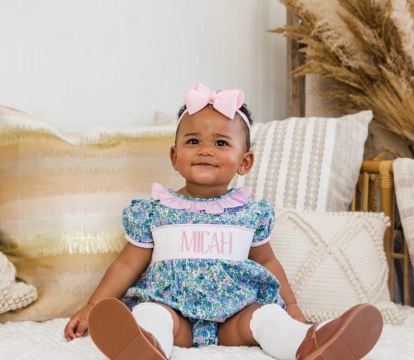 Blossoms and Bows - Custom Becky Bubble - Ann + Reeves Kids