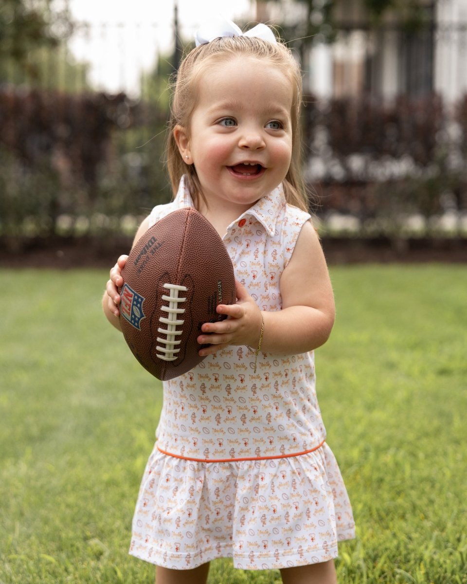 Campus Classics - Burnt Orange Edition - Girls Dress - Ann + Reeves Kids