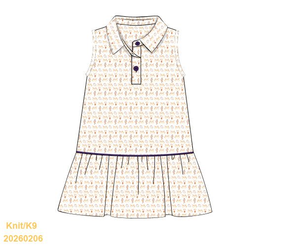 Campus Classics - Purple Edition - Girls Dress - Ann + Reeves Kids