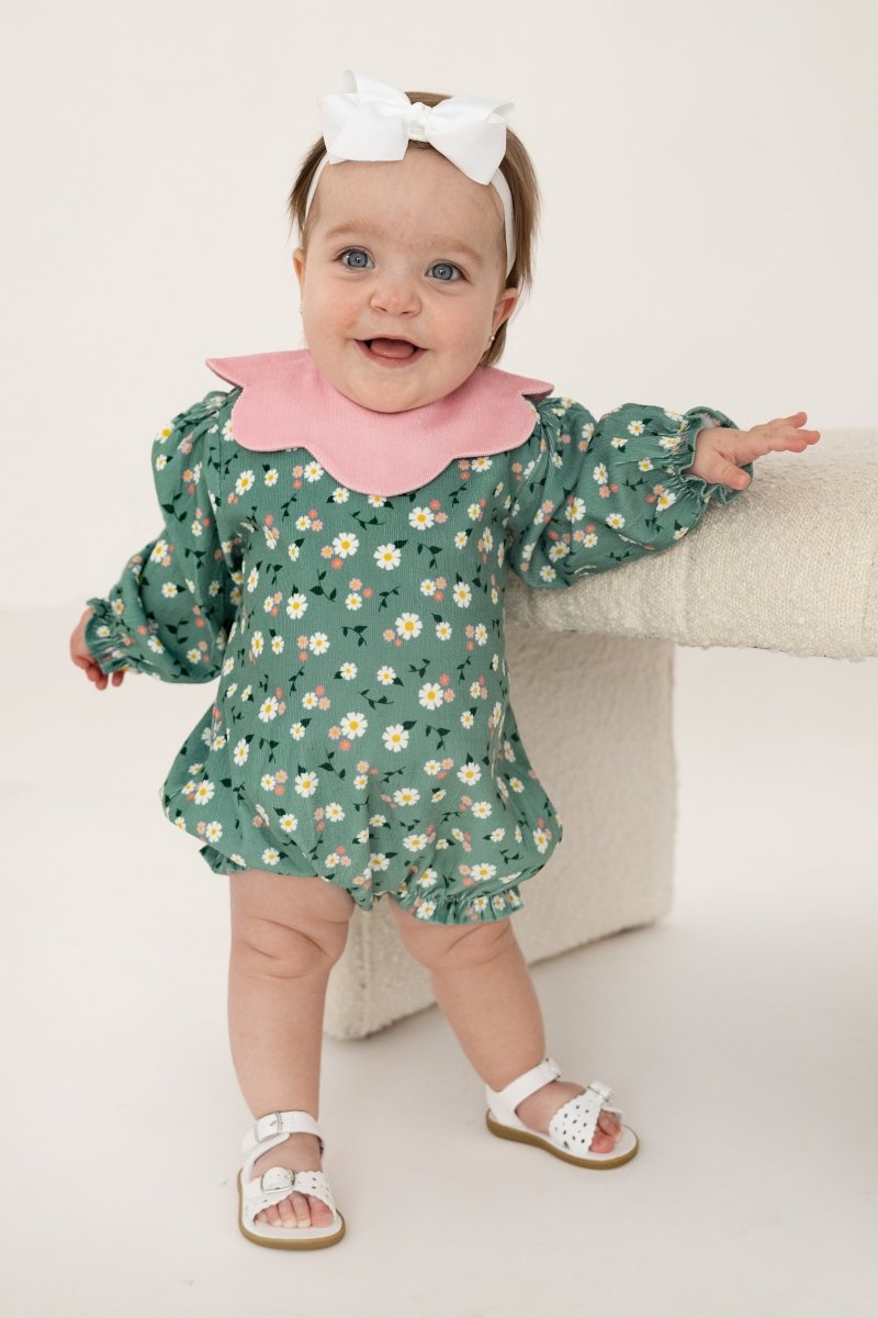 Happy Daisy Smocked Geo A/S Bubble