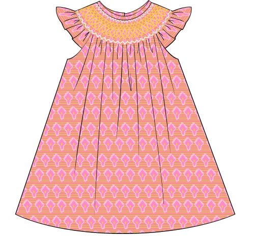 Fete Papier x Ann + Reeves Kids - Girls Dress - Ann + Reeves Kids