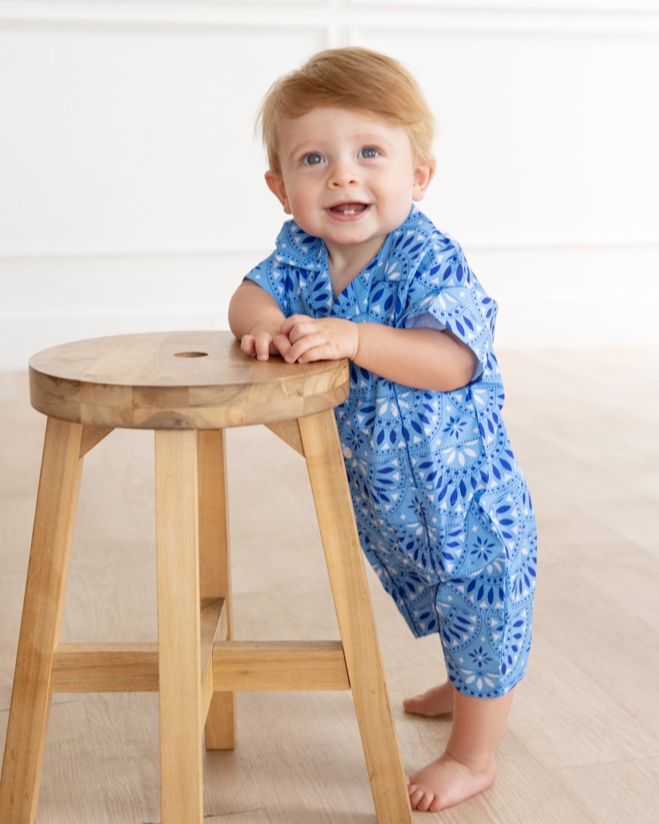 Fiesta All Day - Harris Romper - Ann + Reeves Kids