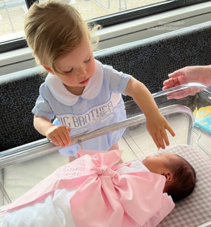 Gingham Got the Blues - Custom Henry Bubble - Ann + Reeves Kids