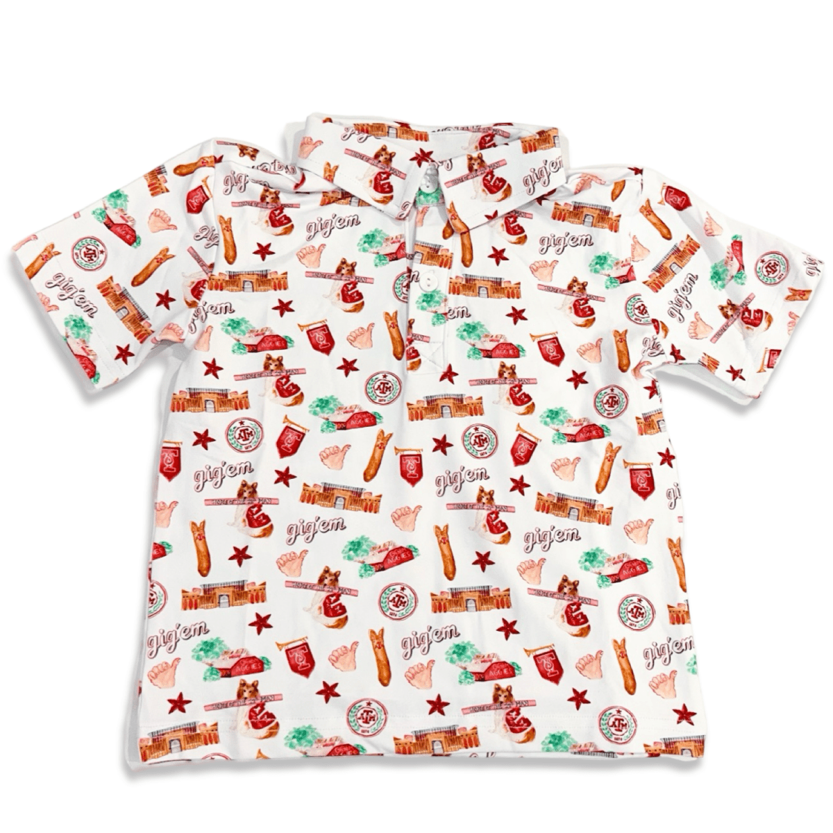 Howdy Team - Boys Polo - Ann + Reeves Kids