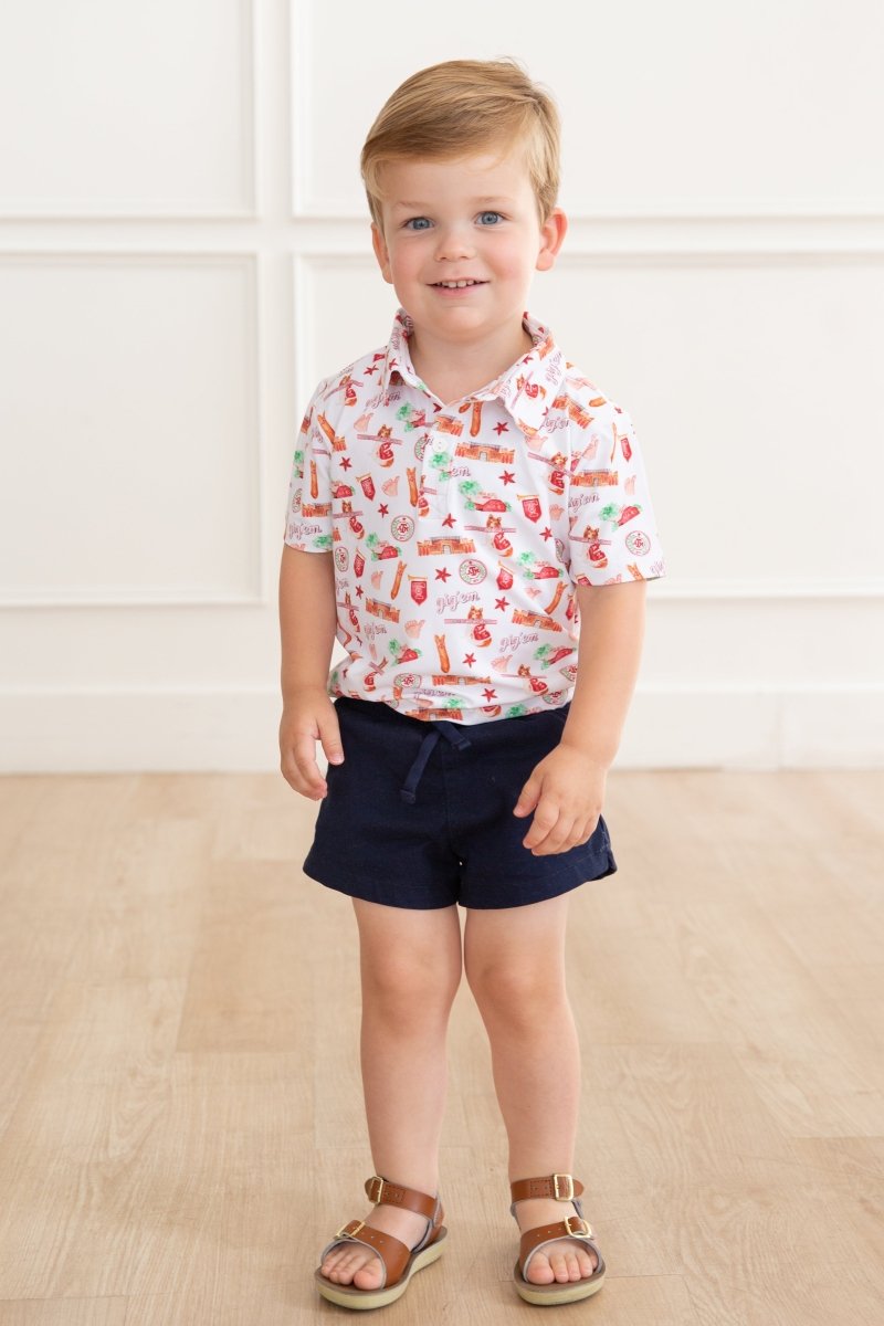 Howdy Team - Boys Polo - Ann + Reeves Kids