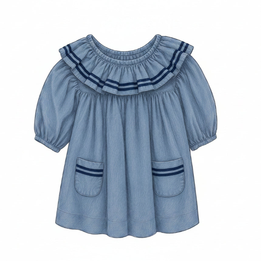 Bluebird Basics - Girl's Dress