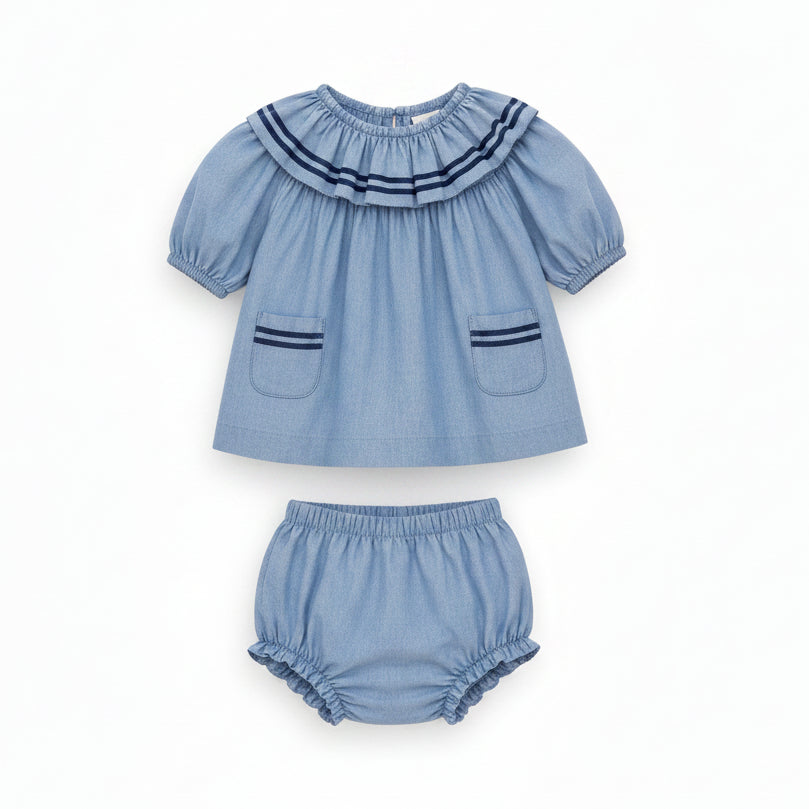 Bluebird Basics - Girl's Bloomer