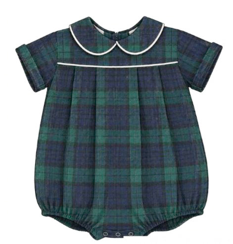 Evergreen Plaid - Boy's Bubble