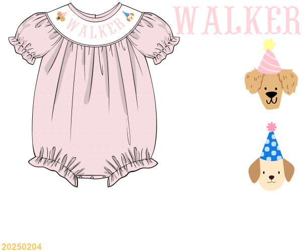 Puppy Party - Custom Annie Bubble - Ann + Reeves Kids