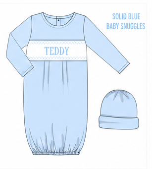 Teddy - NB - Baby Snuggles Gown