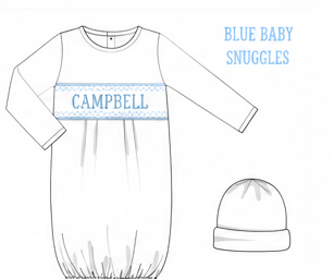 Campbell - NB - Baby Snuggles Gown