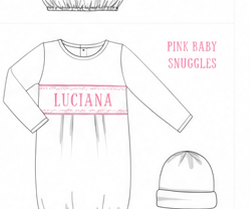 Luciana - NB - Baby Snuggles Gown
