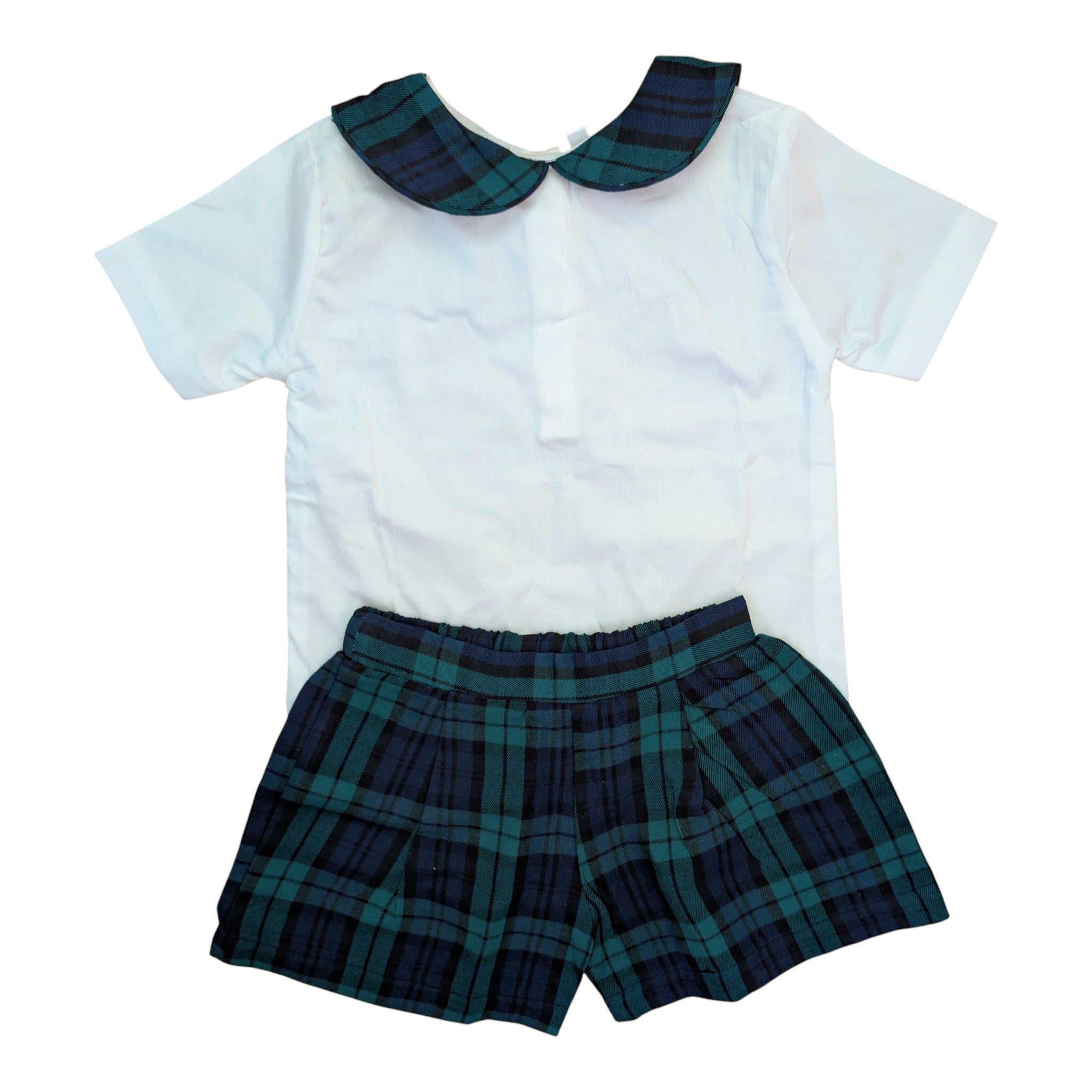 Evergreen Plaid - Walker Short Set