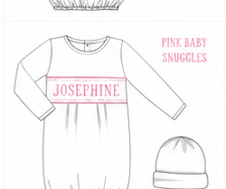 Josephine - NB - Baby Snuggles Gown