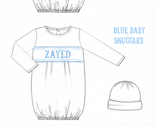 Zayed - NB - Baby Snuggles Gown