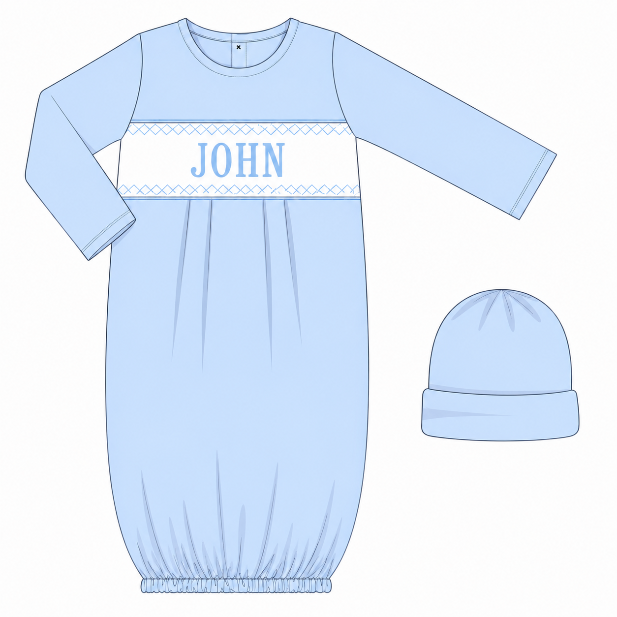 John - 3M - Baby Snuggles Gown