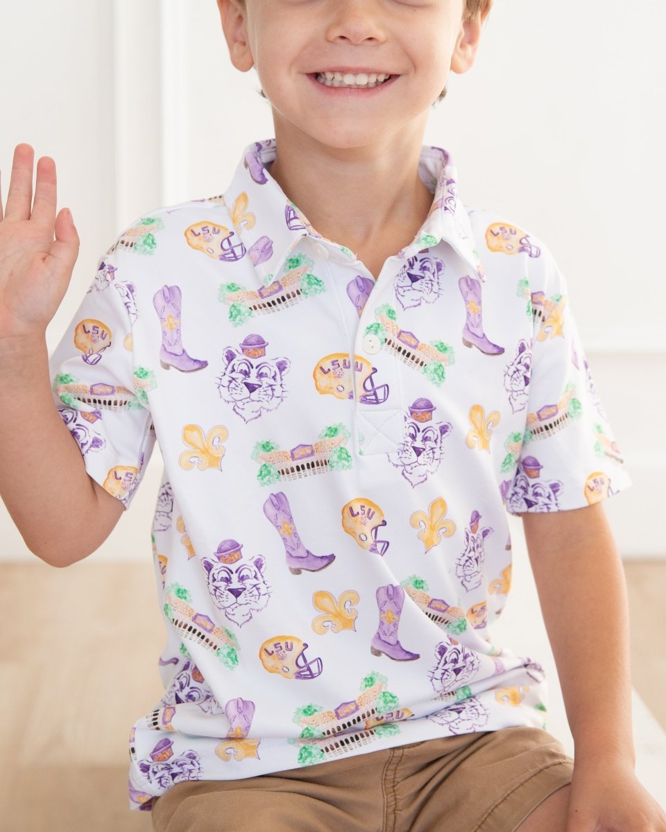 Saturday In the Valley - Boys Polo - Ann + Reeves Kids