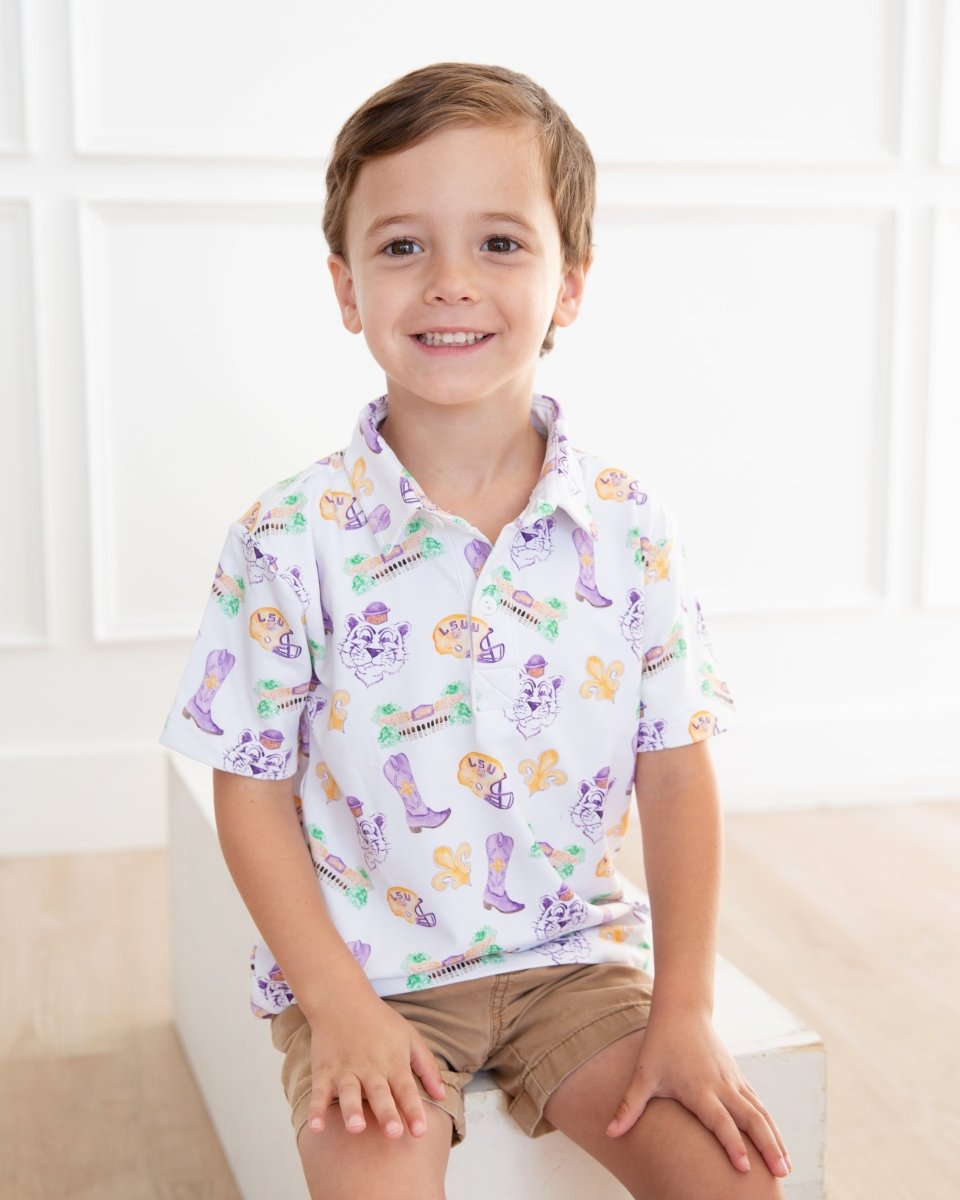 Saturday In the Valley - Boys Polo - Ann + Reeves Kids
