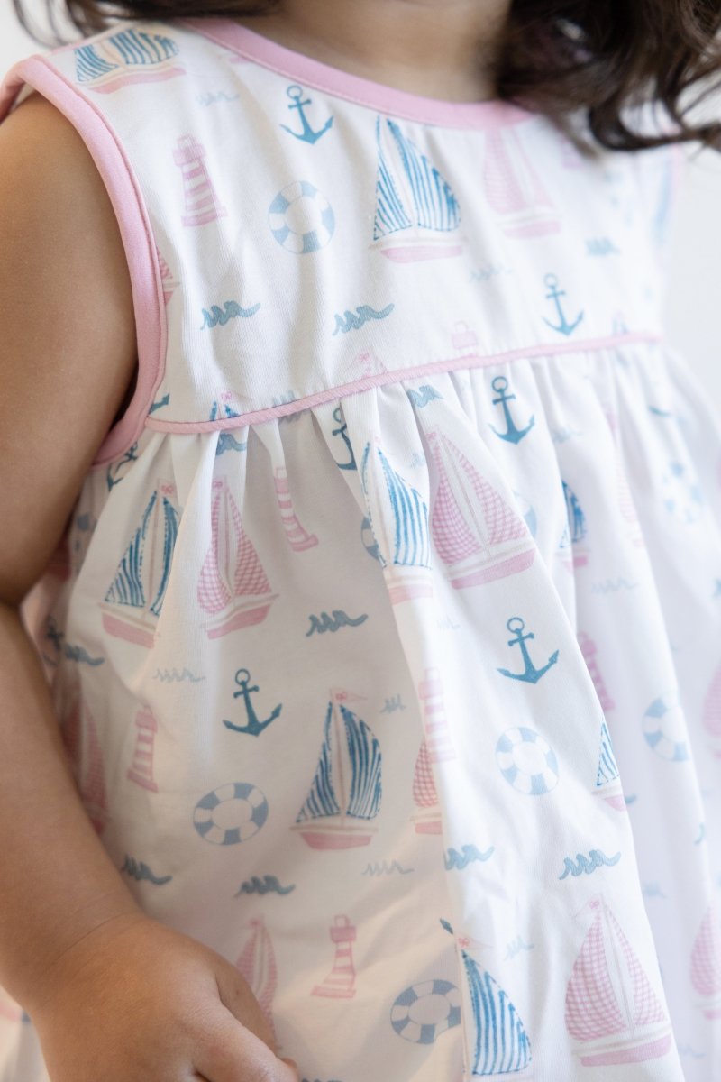 Sweet Seabreeze Margot Bloomer Set - Ann + Reeves Kids
