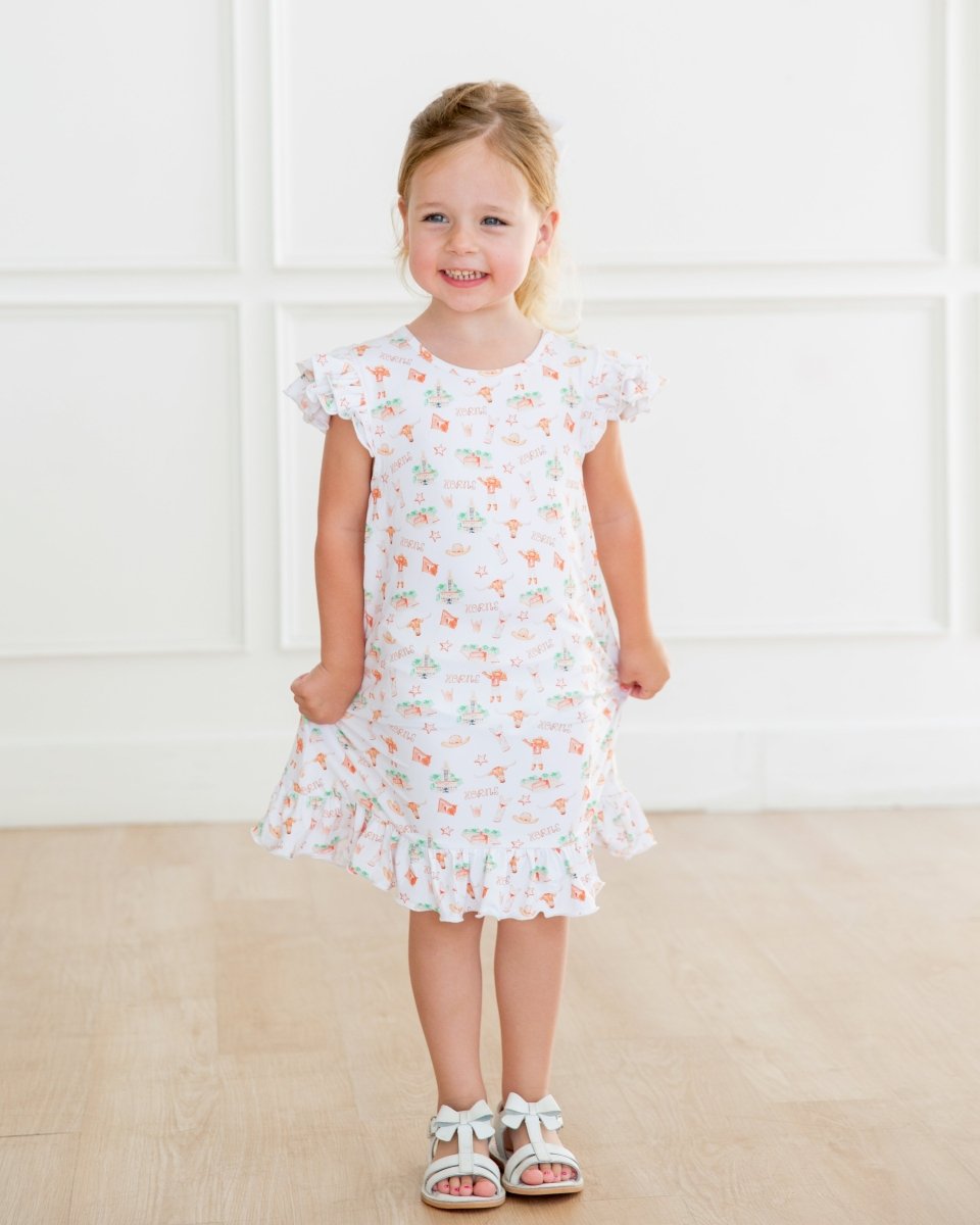 The Eyes - Girls Dress - Ann + Reeves Kids