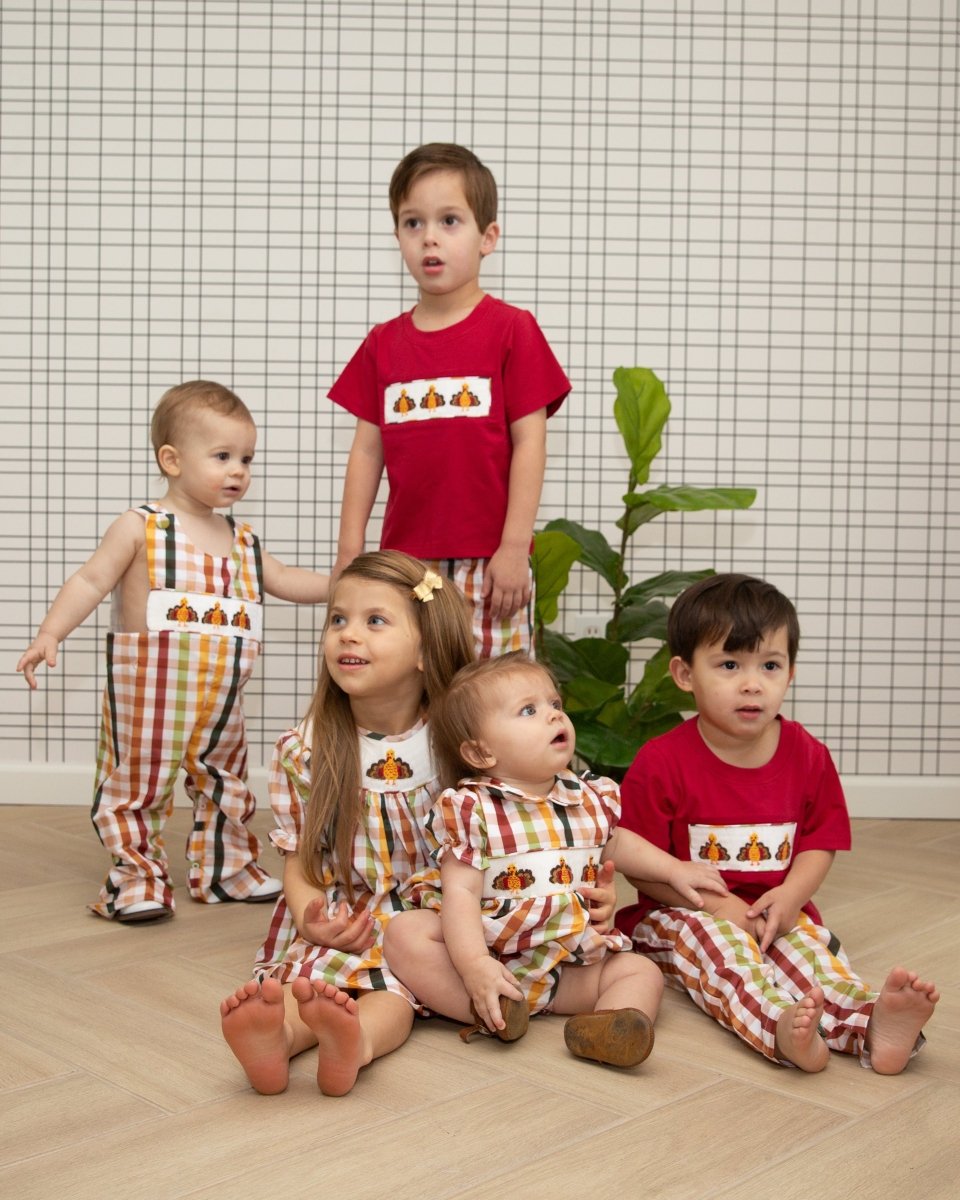Turkey Please - Robert Shorts - Ann + Reeves Kids