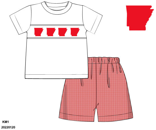 Arkansas Forever - Robert Shorts Set