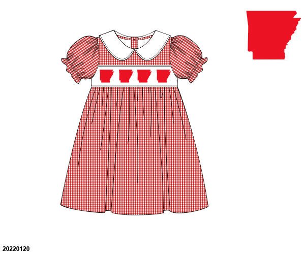 Arkansas Forever - Margaret Dress - Ann + Reeves Kids