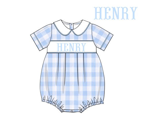 Big Blues - Custom Henry Bubble - Ann + Reeves Kids