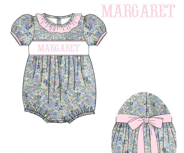 Blossoms and Bows - Custom Becky Bubble - Ann + Reeves Kids