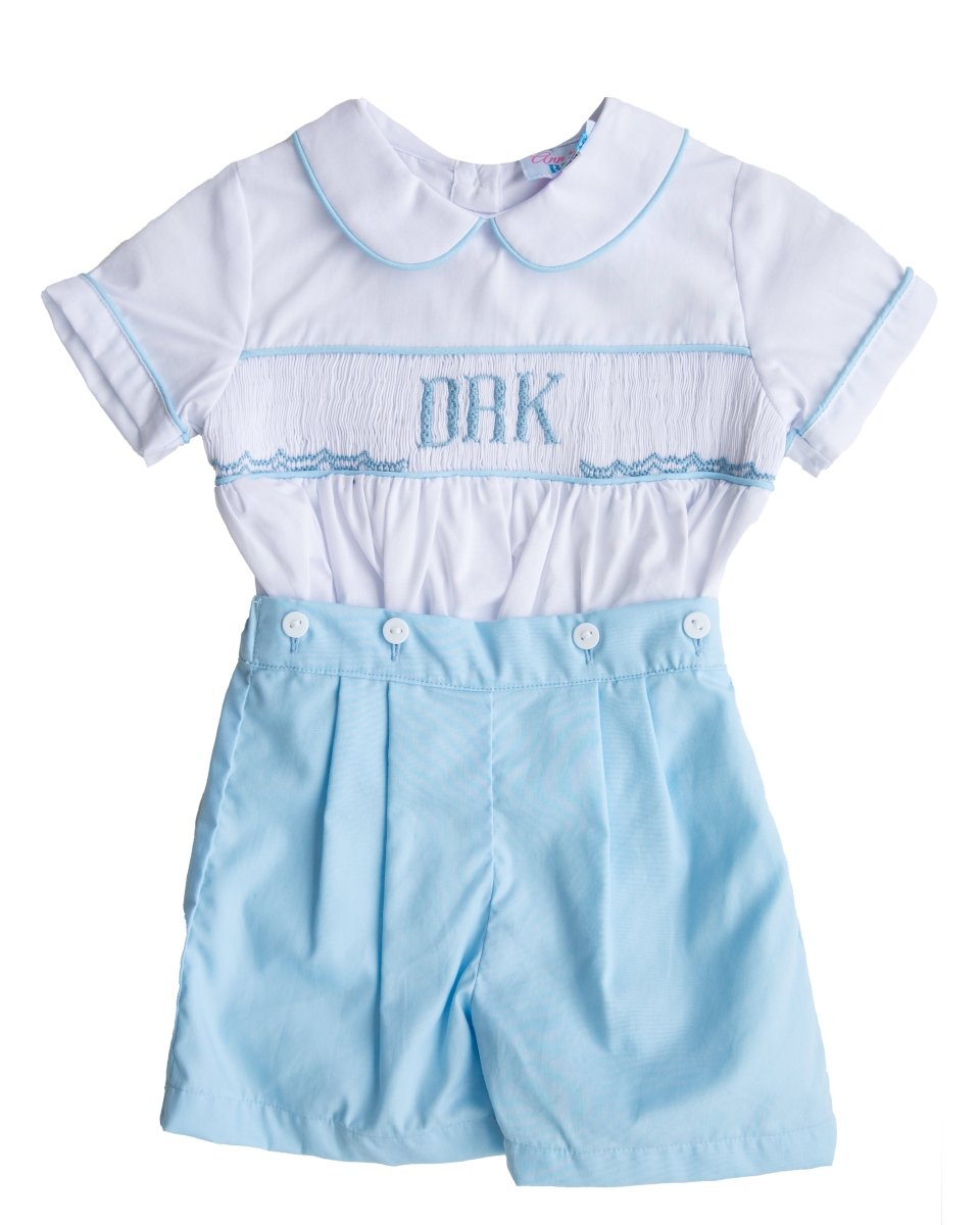 Blue Heirloom - Bobby Suit - Ann + Reeves Kids