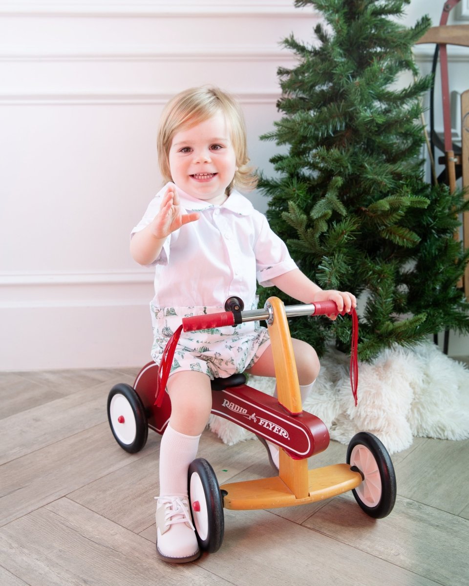 Christmas Toile - Bobby Suit - Ann + Reeves Kids