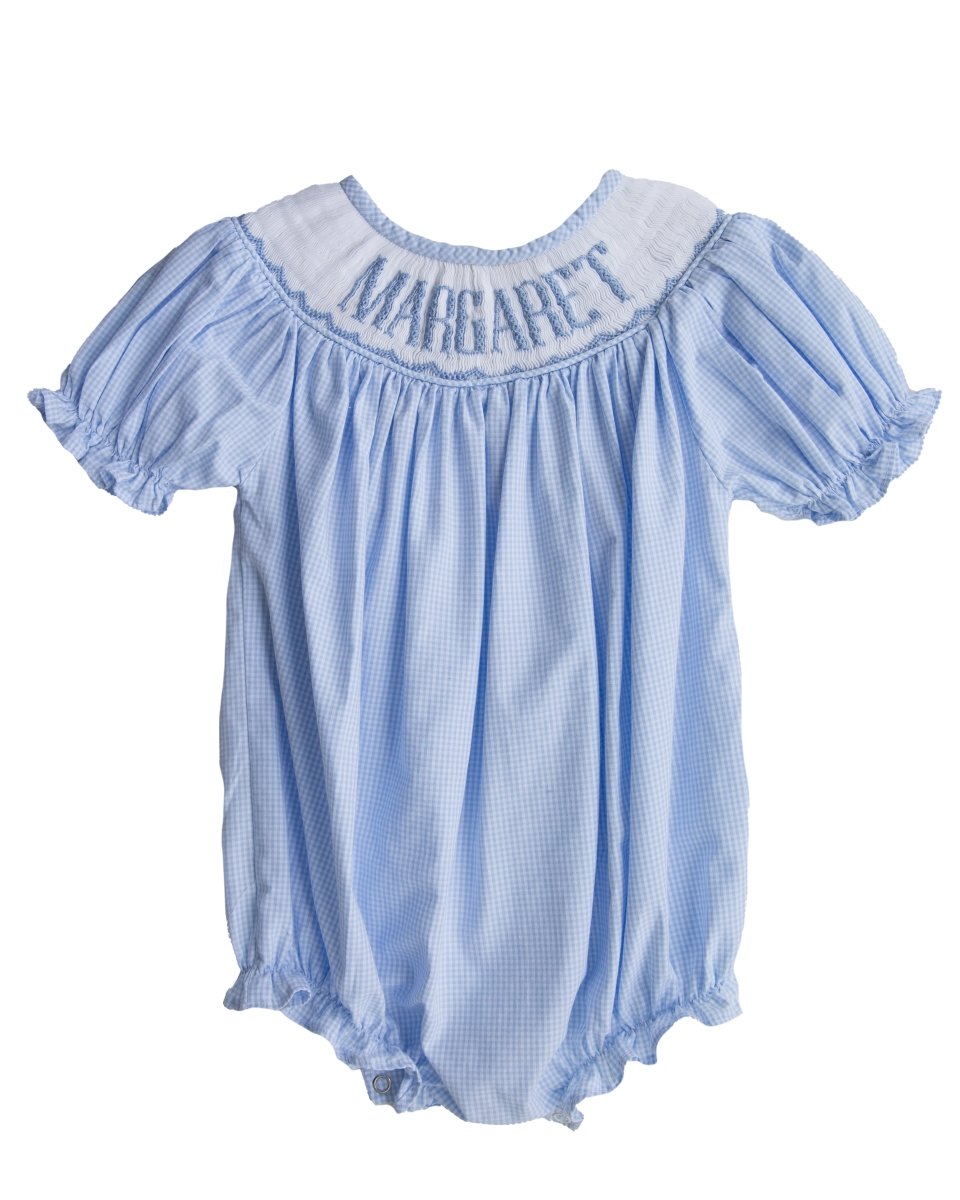 Gingham Got the Blues - Custom Annie Bubble - Ann + Reeves Kids