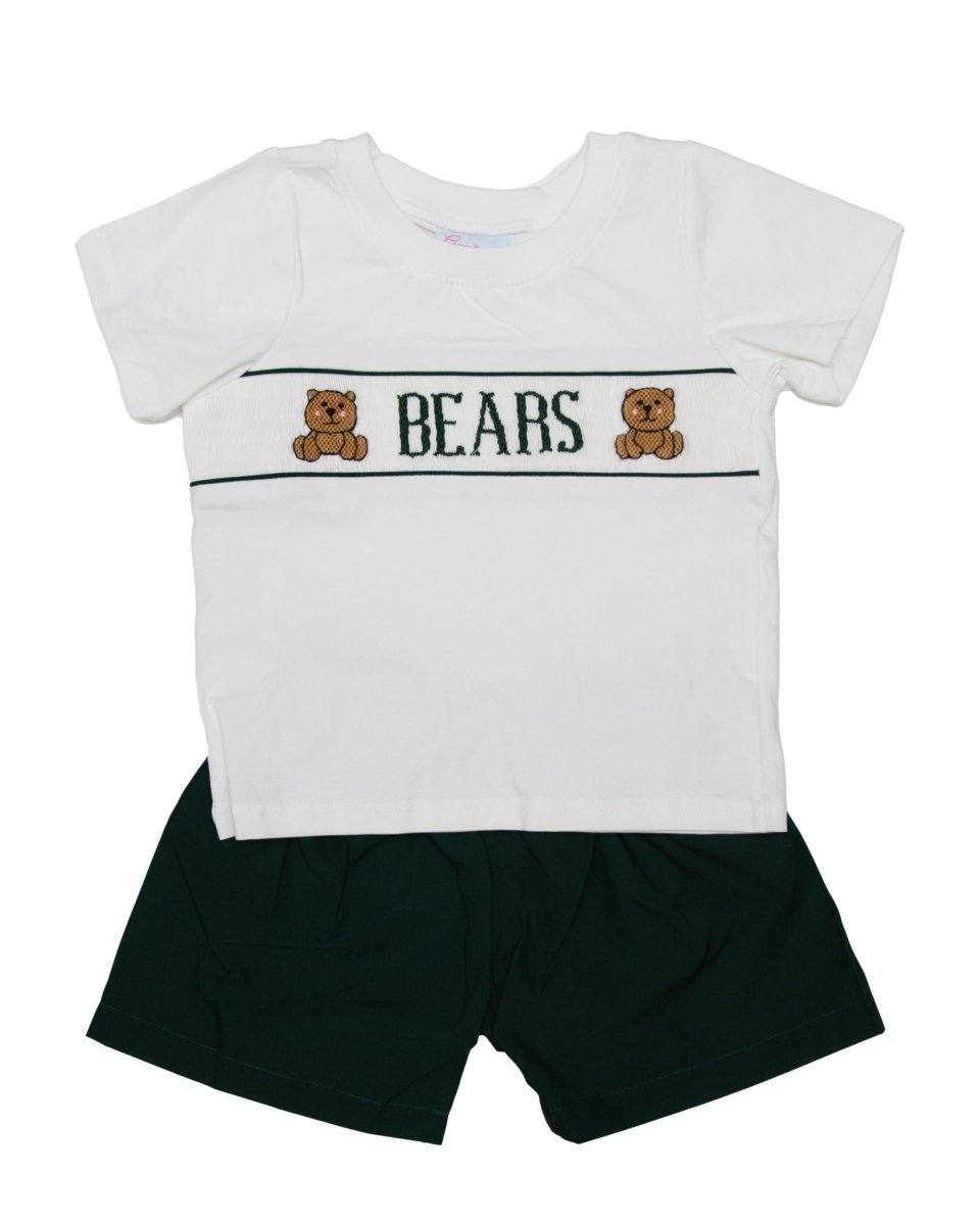 Go Bears - Robert Shorts Set - Ann + Reeves Kids