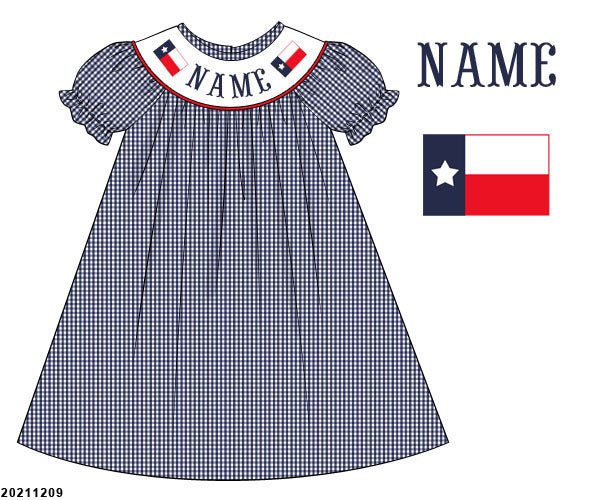 Heart of Texas - Custom Emmie Dress - Ann + Reeves Kids