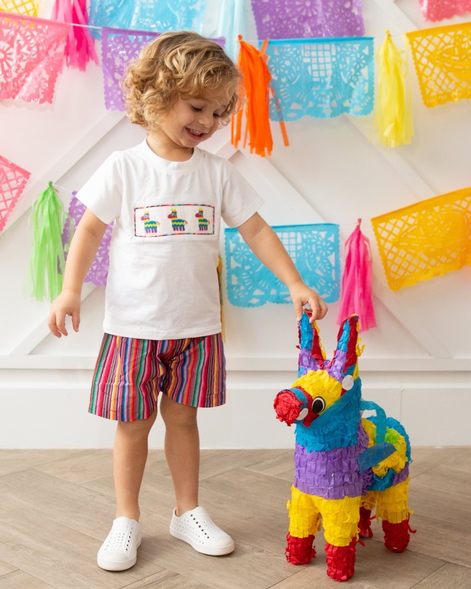 Pinata Party - Robert Shorts Set - Ann + Reeves Kids