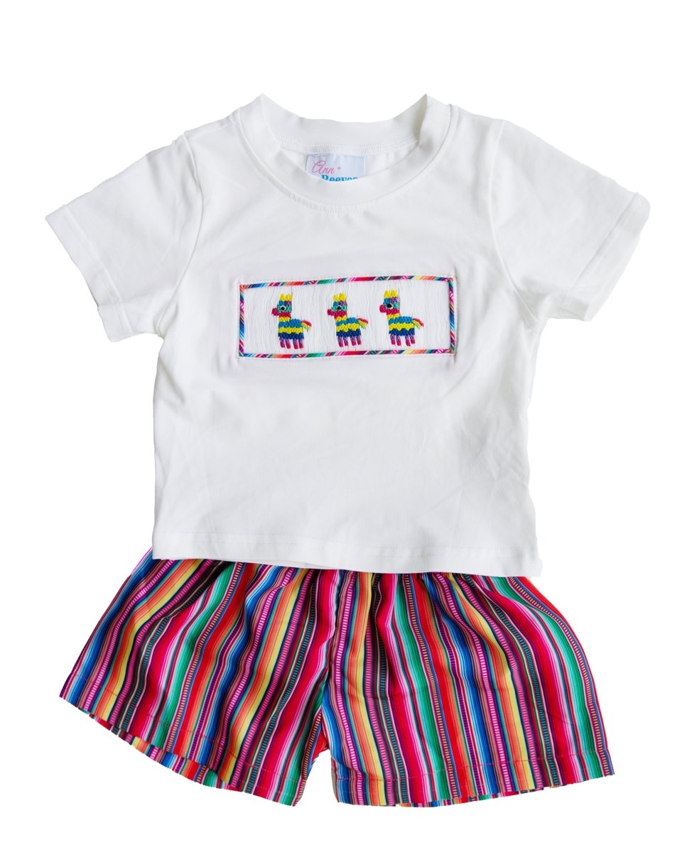 Pinata Party - Robert Shorts Set - Ann + Reeves Kids