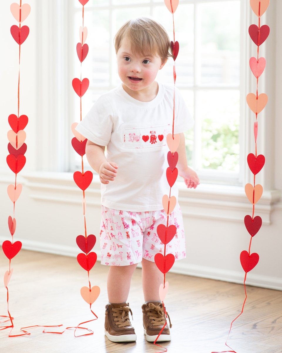Puppy Love - Robert Shorts Set - Ann + Reeves Kids