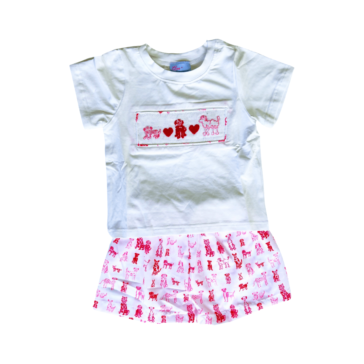 Puppy Love - Robert Shorts Set - Ann + Reeves Kids