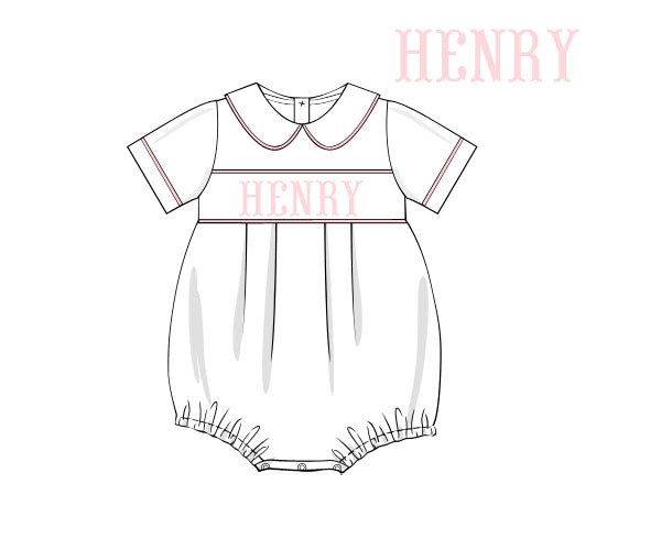 Simply Pink - Custom Henry Bubble - Ann + Reeves Kids