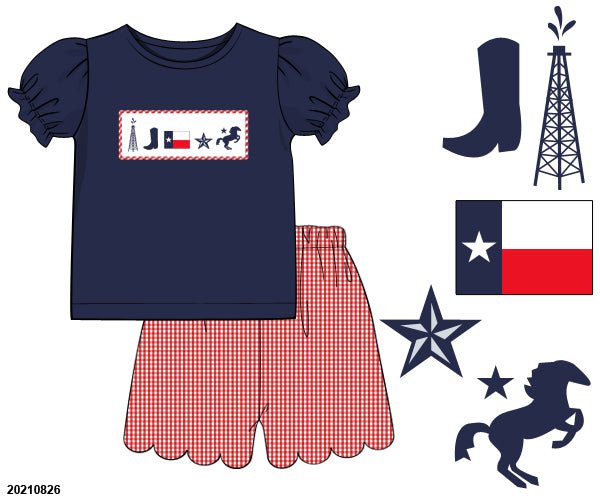 The Great State - Sharyn Shorts Set - Ann + Reeves Kids