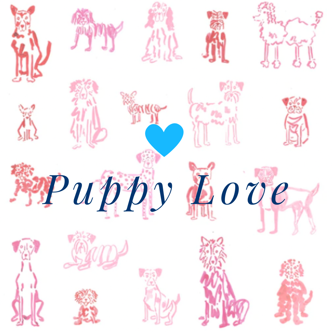 Behind The Puppy Love Print