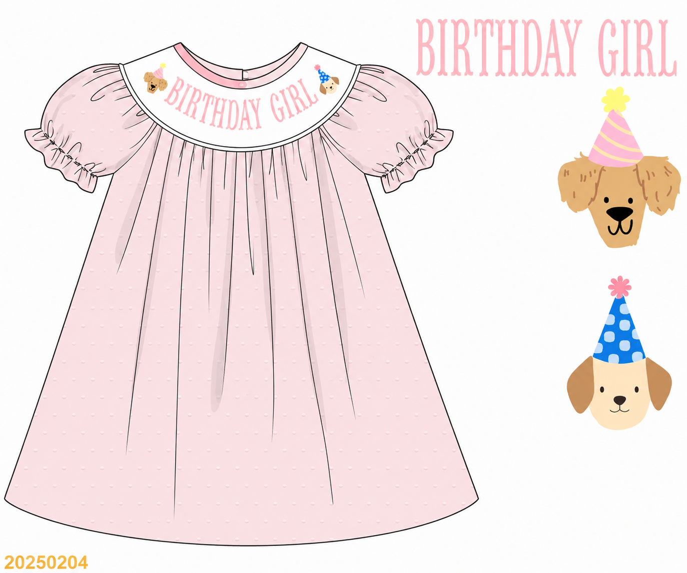 Puppy Party - Birthday Girl Emmie Dress