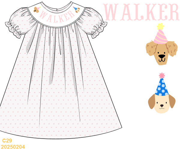 Puppy Party - Custom Emmie Dress