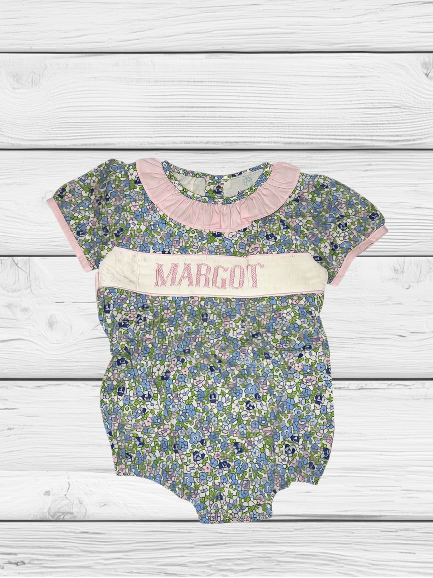 Margot - 12M - Blossoms and Bows - Custom Becky Bubble