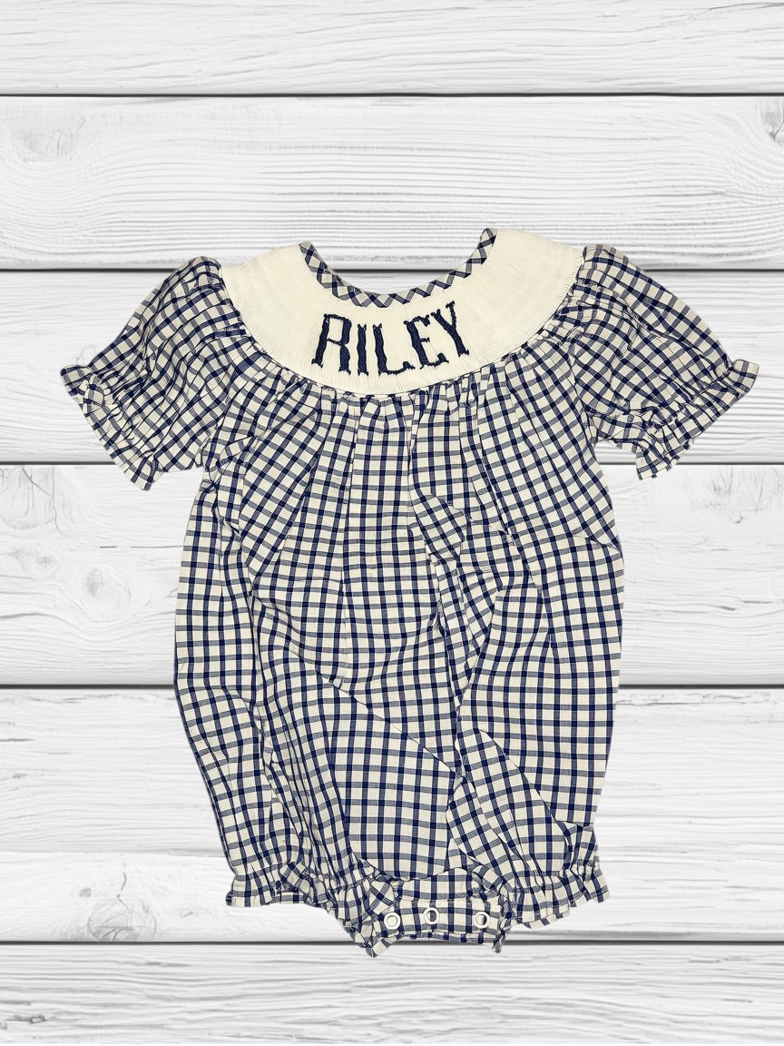 Riley - 12M - Classic Navy - Custom Annie Bubble
