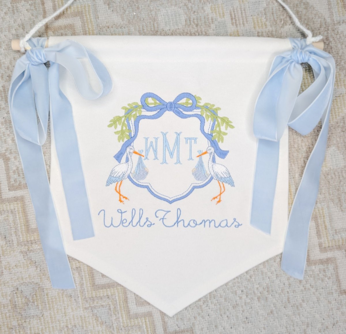 Baby Announcement Banner - Ann + Reeves Kids